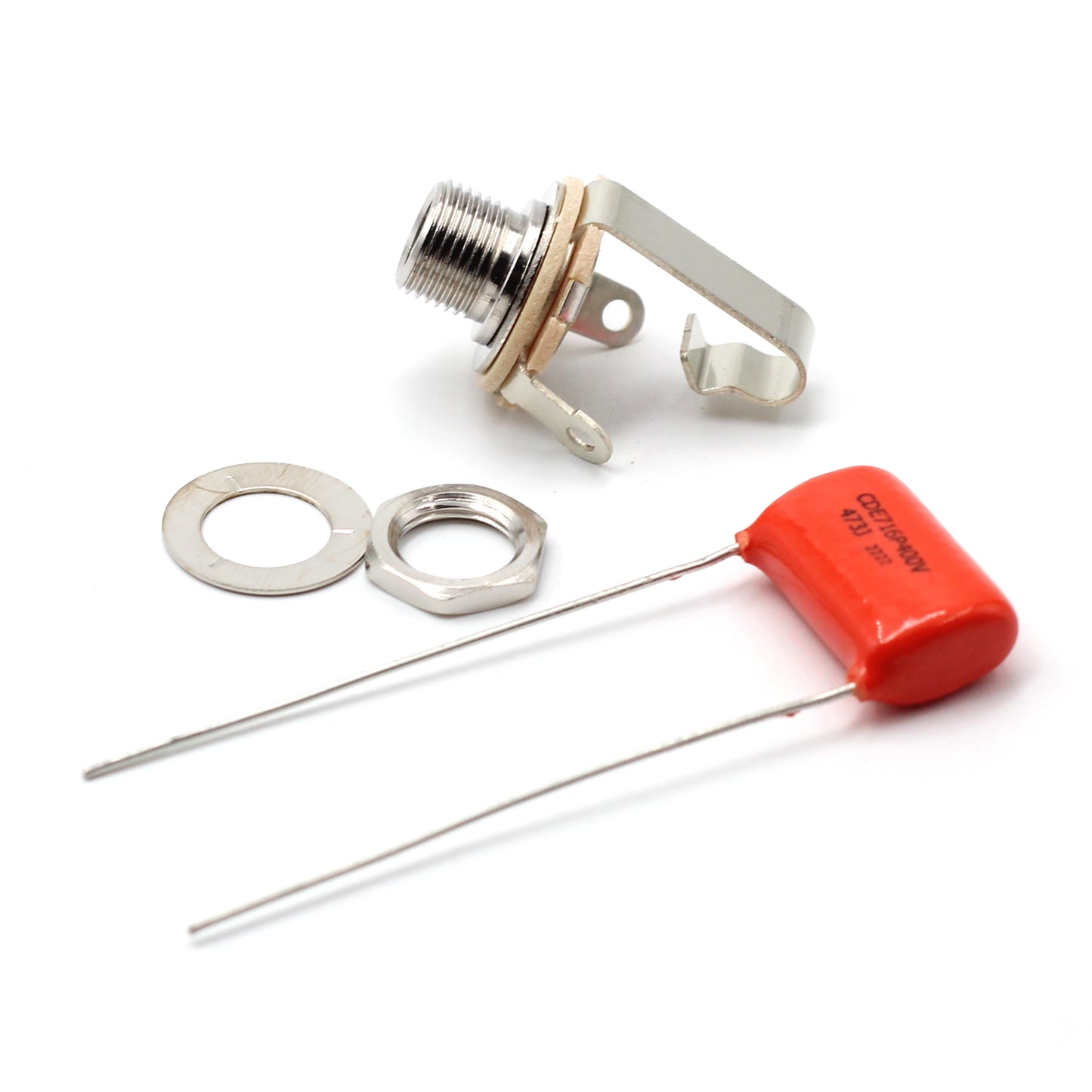 TAOT Precision Bass Wiring Kit - CTS 250kΩ 450G Solid, .047 OD Cap - P-Bass