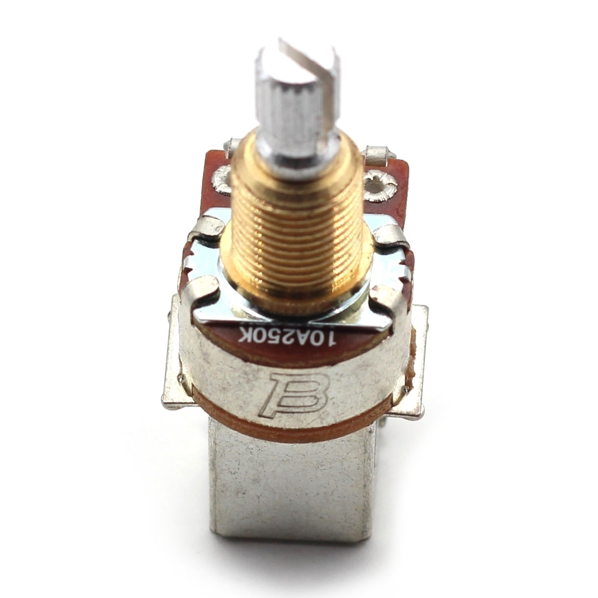 Bourns 250k Push Pull Pot – Short Shaft Audio Taper