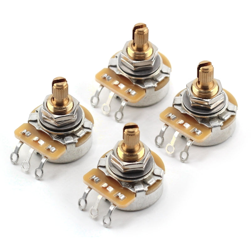 The Art of Tone 525k CTS Guitar Potentiometer - Custom Short Split Shaft, Audio Taper, 10% Tolerance