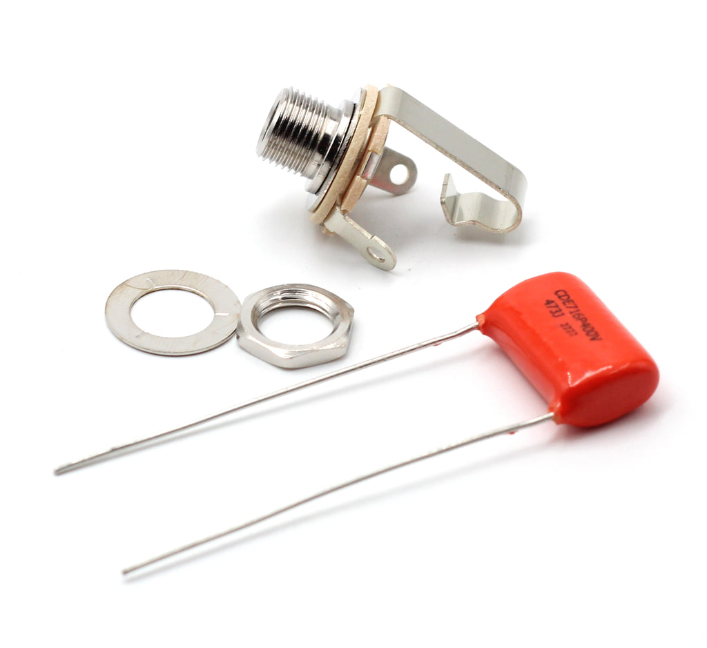 The Art of Tone Stratocaster® Wiring Kit - CRL 5-Way Switch, .047uF Orange Drop Guitar Capacitor