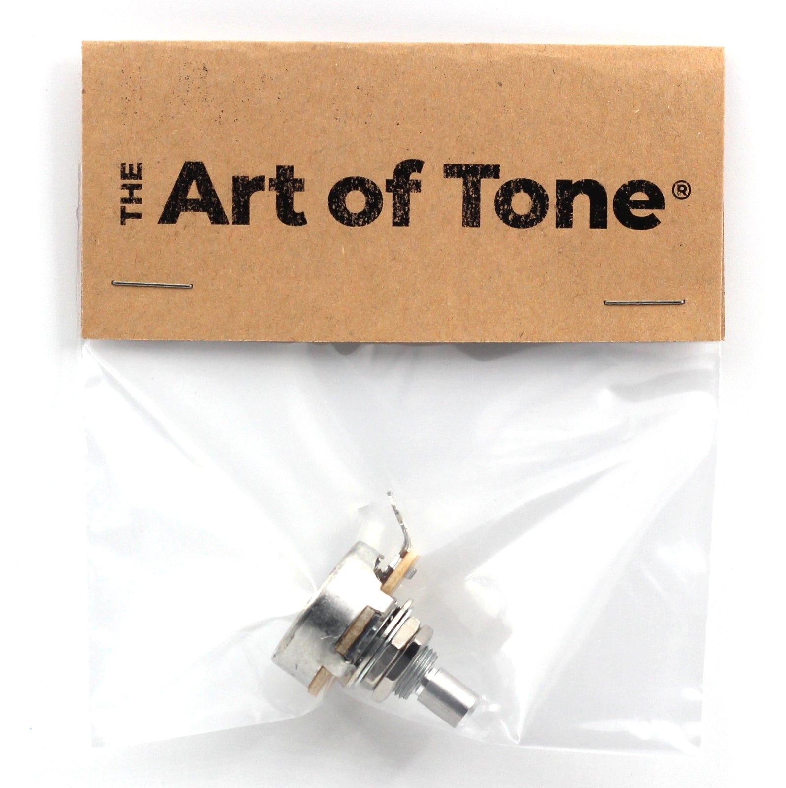 CTS 1 Meg Guitar Potentiometer - Short Solid Shaft, Audio Taper, 10% Tolerance