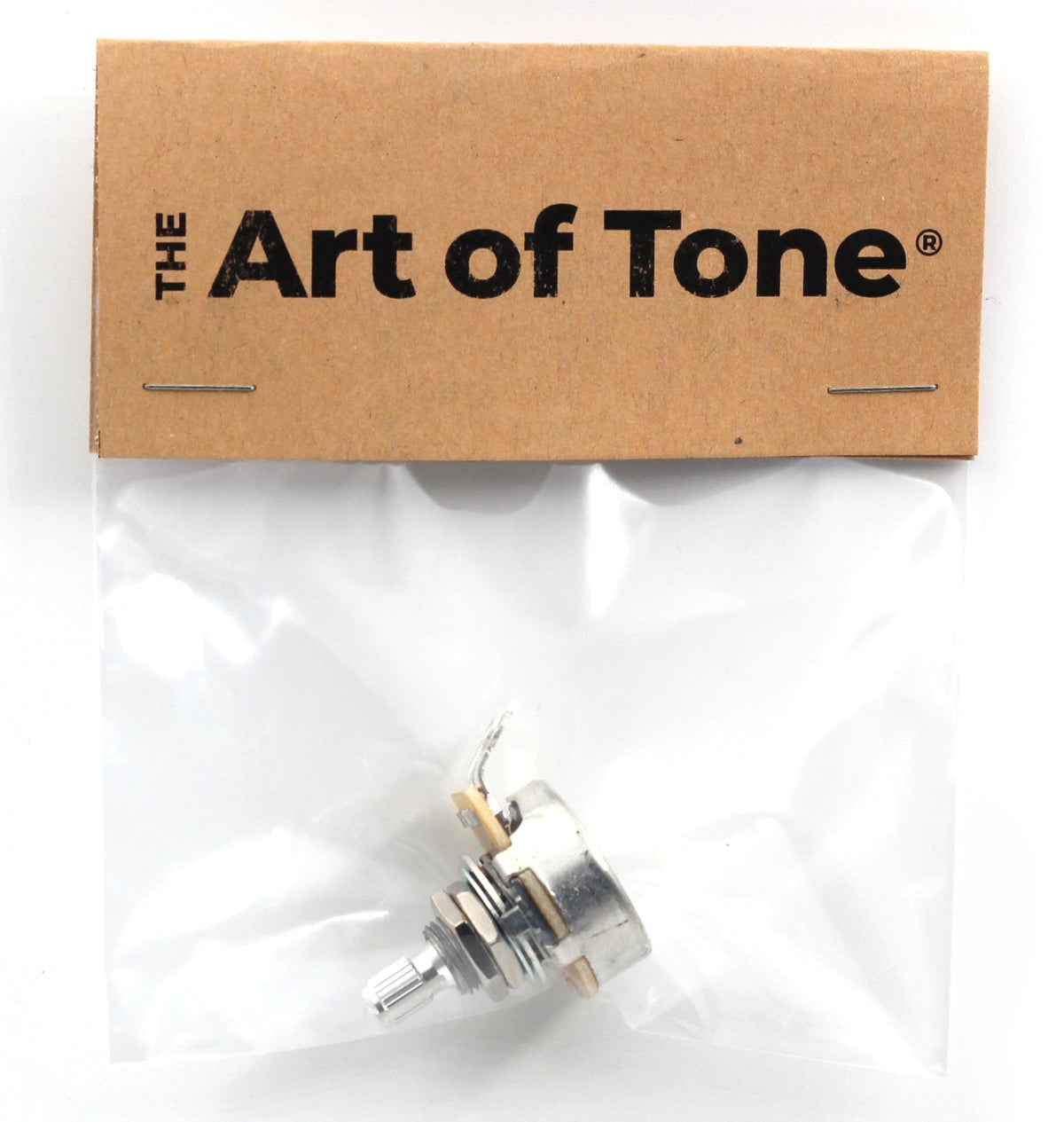 CTS 1 Meg Guitar Potentiometer - Short Split Shaft, Audio Taper, 10% Tolerance