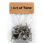 Switchcraft 3-Way Toggle Switches - Short Straight with Black Switchcraft Tips (10x)