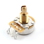 The Art of Tone Custom CTS 500k Potentiometers - Short Split Shaft, Audio Taper (4x) w/ 2x .022uf Orange Drop Capacitors  + 14" Buss Wire