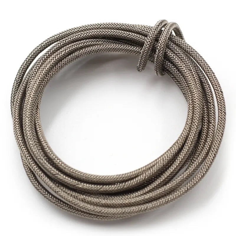The Art of Tone Gavitt Shielded Braided Cloth Guitar Wire - Vintage-Style 22 AWG Stranded Wire, Push Back Cloth