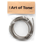 The Art of Tone Gavitt Shielded Braided Cloth Guitar Wire - Vintage-Style 22 AWG Stranded Wire, Push Back Cloth