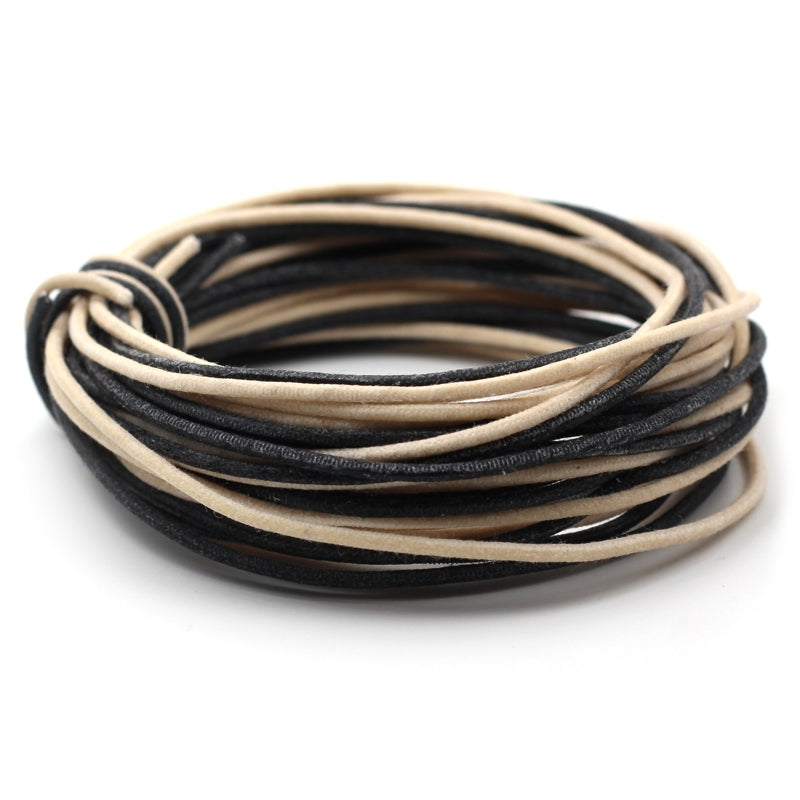 The Art of Tone Gavitt 22 AWG Cloth Guitar Wire - Vintage-Style Push Back, Black/White