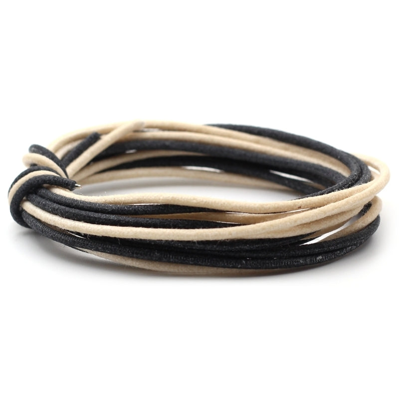 The Art of Tone Gavitt 22 AWG Cloth Guitar Wire - Vintage-Style Push Back, Black/White