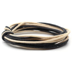 The Art of Tone Gavitt 22 AWG Cloth Guitar Wire - Vintage-Style Push Back, Black/White