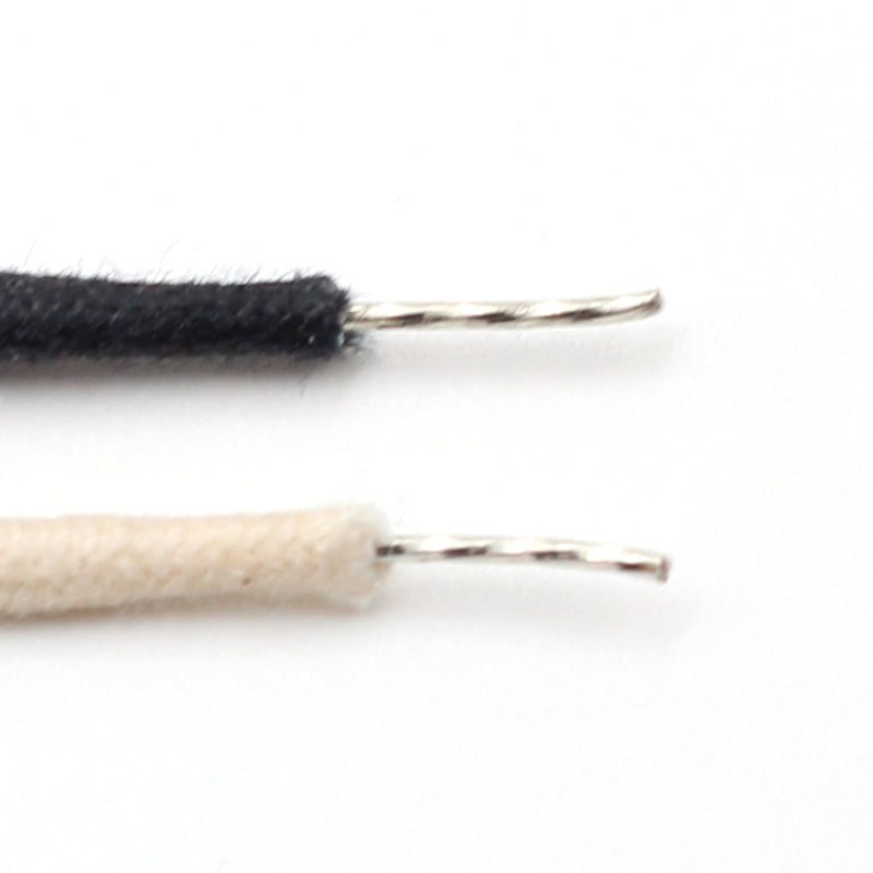 The Art of Tone Gavitt 22 AWG Cloth Guitar Wire - Vintage-Style Push Back, Black/White