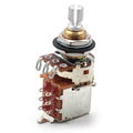 Bourns 250k Push Pull Potentiometer - Short Split Shaft, Audio Taper, DPDT, Low Friction Guitar Pot