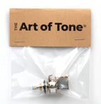 Bourns 250k Push Pull Potentiometer - Short Split Shaft, Audio Taper, DPDT, Low Friction Guitar Pot