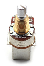 Bourns 250k Push Pull Potentiometer - Short Split Shaft, Audio Taper, DPDT, Low Friction Guitar Pot