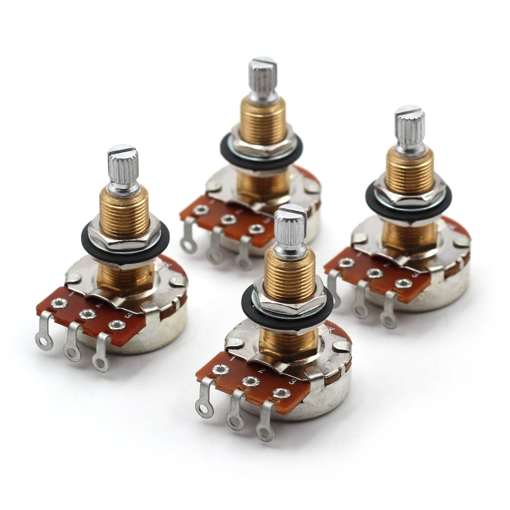 Bourns 500k Potentiometer - Long Split Shaft, Audio Taper, Low Friction Guitar Pot