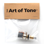 Bourns 500k Push Pull Potentiometer - Long Split Shaft, Audio Taper, DPDT, Low Friction Guitar Pot