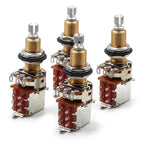 Bourns 500k Push Pull Potentiometer - Long Split Shaft, Audio Taper, DPDT, Low Friction Guitar Pot