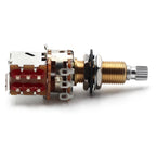 Bourns 500k Push Pull Potentiometer - Long Split Shaft, Audio Taper, DPDT, Low Friction Guitar Pot