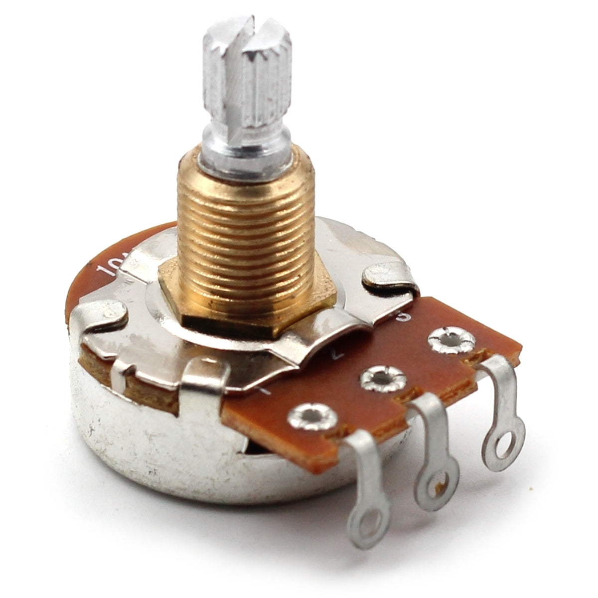 Bourns 500k Potentiometer - Short Split Shaft, Audio Taper, Low Friction Guitar Pot