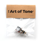 Bourns 500k Push Pull Potentiometer - Short Split Shaft, Audio Taper, DPDT, Low Friction Guitar Pot