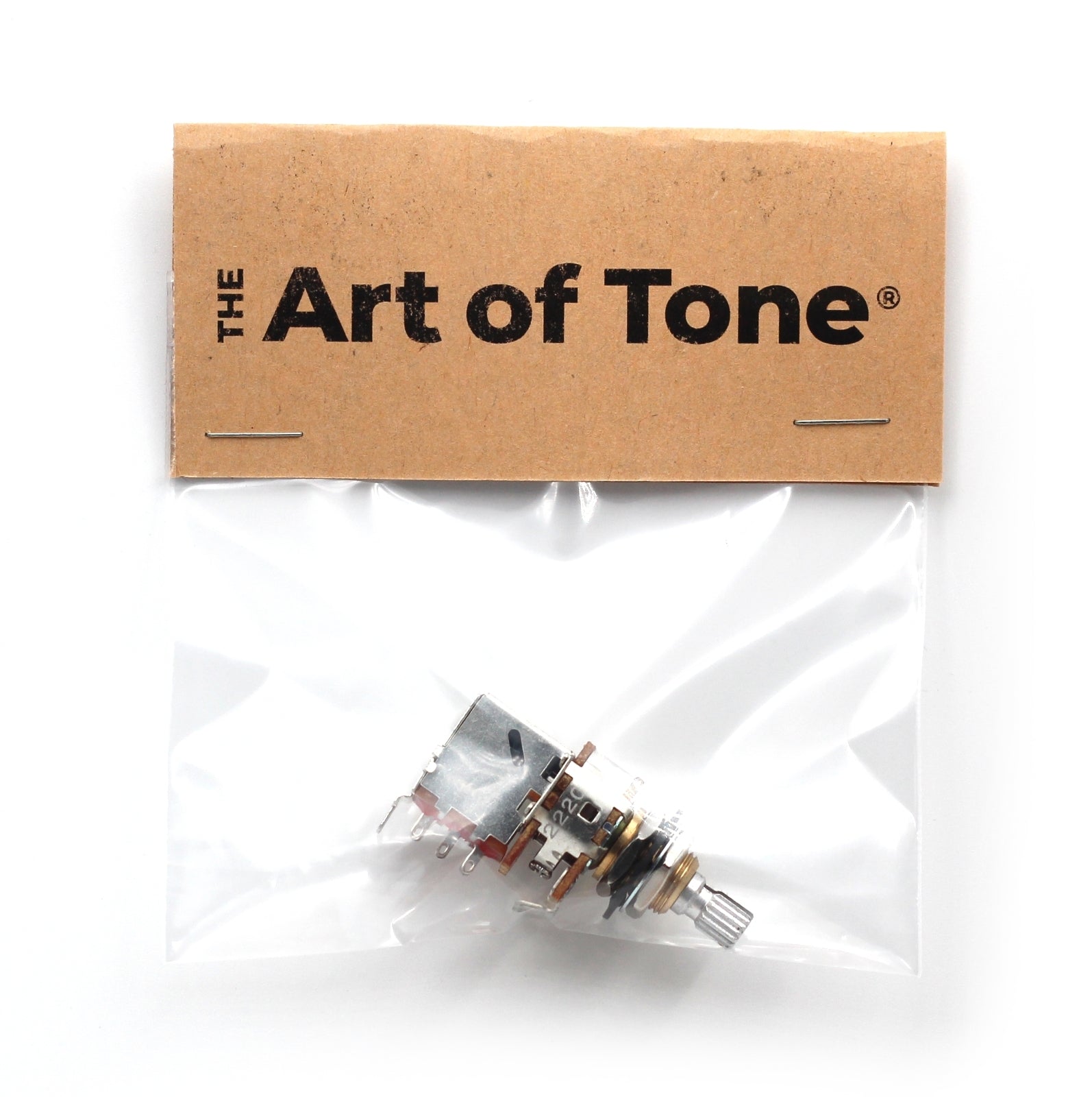 Bourns 500k Push Pull Potentiometer - Short Split Shaft, Audio Taper, DPDT, Low Friction Guitar Pot