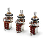 Bourns 500k Push Pull Potentiometer - Short Split Shaft, Audio Taper, DPDT, Low Friction Guitar Pot