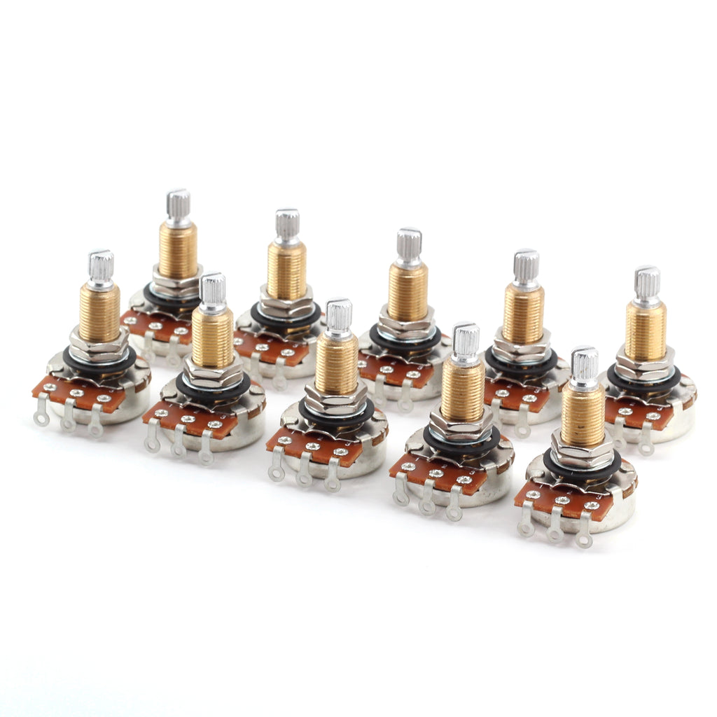 Bourns 500k Potentiometer - Long Split Shaft, Audio Taper, Low Friction Guitar Pot