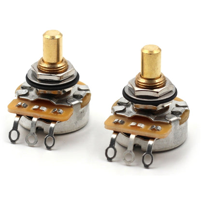 CTS 500K Potentiometer - Short (3/8") SOLID Shaft - Audio Taper - 10% Tolerance