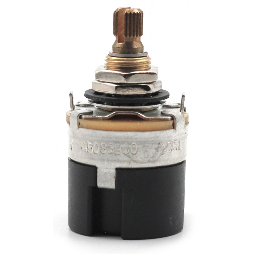 CTS 250k Potentiometer - Push Pull Pot, Short Split Shaft, Audio Taper, DPDT, Coil Split, 10% Tolerance