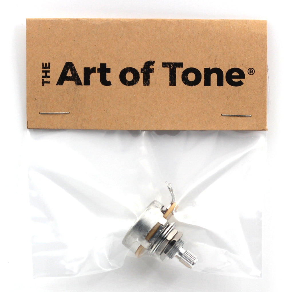 CTS 300k Potentiometer - Short Split Shaft, Audio Taper, 10% Tolerance
