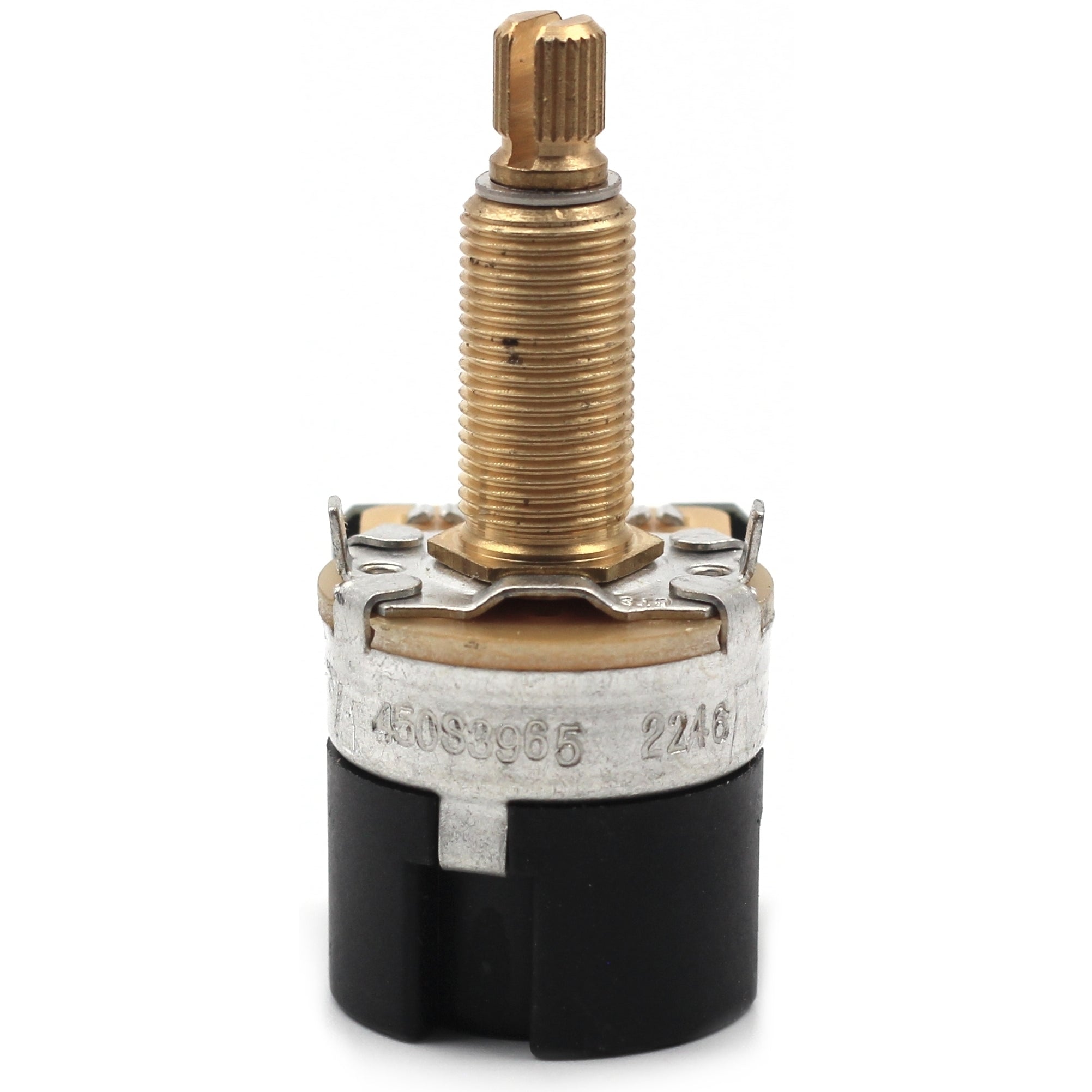 CTS 500k Potentiometer for Guitar - Push Pull Pot, Long Split Shaft, Audio Taper, DPDT, Coil Split Pot, 10% Tolerance