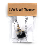 CTS 500k Push/Pull Potentiometer for Guitar - Push Pull Pot, Short Split Shaft, Audio Taper, DPDT, Coil Split, 10% Tolerance