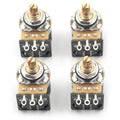 CTS 500k Push/Pull Potentiometer for Guitar - Push Pull Pot, Short Split Shaft, Audio Taper, DPDT, Coil Split, 10% Tolerance