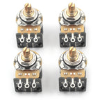 CTS 500k Push/Pull Potentiometer for Guitar - Push Pull Pot, Short Split Shaft, Audio Taper, DPDT, Coil Split, 10% Tolerance