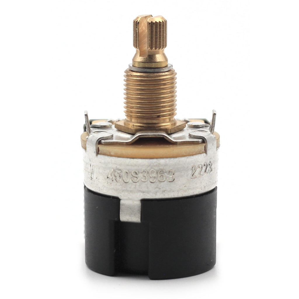 CTS 500k Push/Pull Potentiometer for Guitar - Push Pull Pot, Short Split Shaft, Audio Taper, DPDT, Coil Split, 10% Tolerance