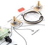The Art of Tone Telecaster® Wiring Kit - Custom CTS 500k Potentiometers, .022uF Orange Drop Guitar Capacitors, and CRL 3 Way Switch