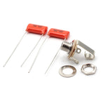 The Art of Tone Gibson® Les Paul® Wiring Kit - Custom CTS 525k Short Shaft Potentiometers and .022uF Orange Drop Guitar Capacitors