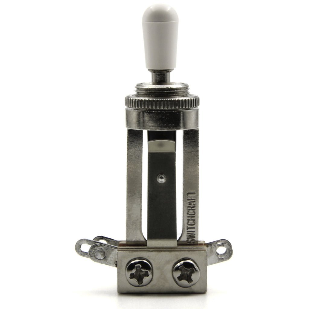 Switchcraft 3-Way Toggle Switch for Gibson® Les Paul® - Long Straight w/ or w/o Genuine Switchcraft Tip