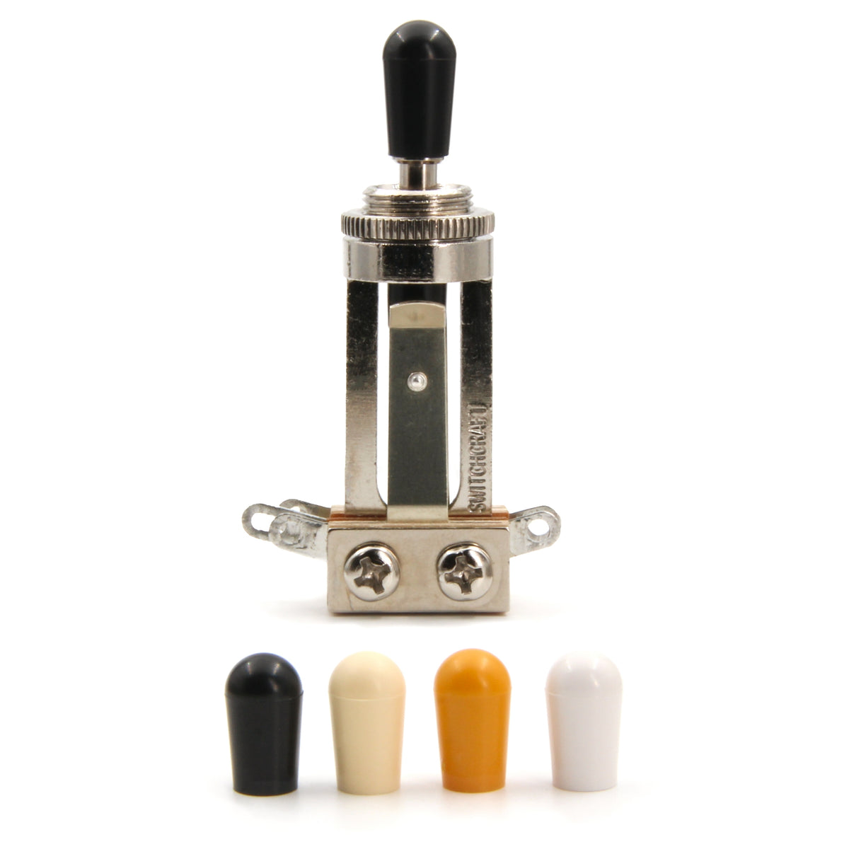 Switchcraft 3-Way Toggle Switch for Gibson® Les Paul® - Long Straight w/ or w/o Genuine Switchcraft Tip