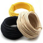 The Art of Tone Gavitt 22 AWG Cloth Guitar Wire - Vintage-Style Push Back, Black/White/Yellow