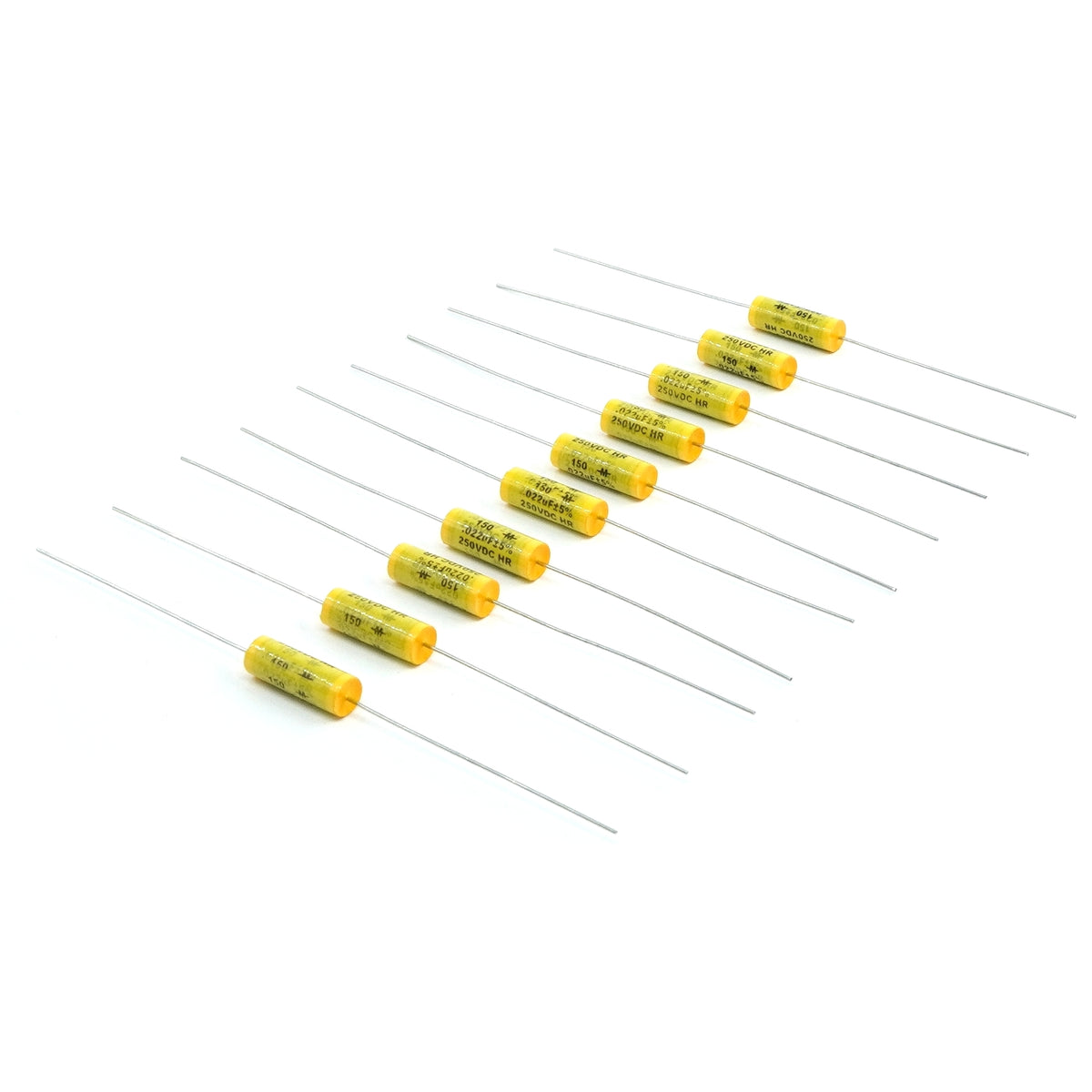 Mallory "Mustard" Type 150 Guitar Capacitor - Axial Leads - .022uf/250v