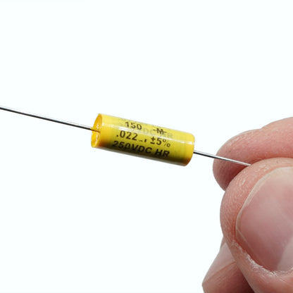 Mallory "Mustard" Type 150 Tone Capacitor - Axial Leads - .022uf/250v