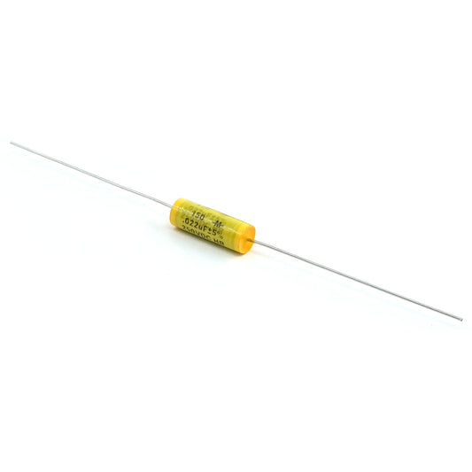 Mallory "Mustard" Type 150 Tone Capacitor - Axial Leads - .022uf/250v