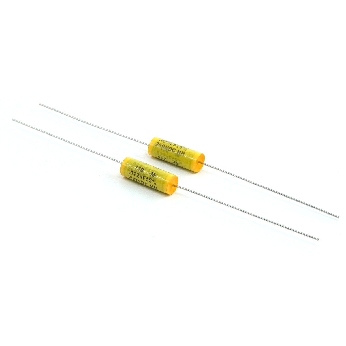 Mallory "Mustard" Type 150 Guitar Capacitor - Axial Leads - .022uf/250v