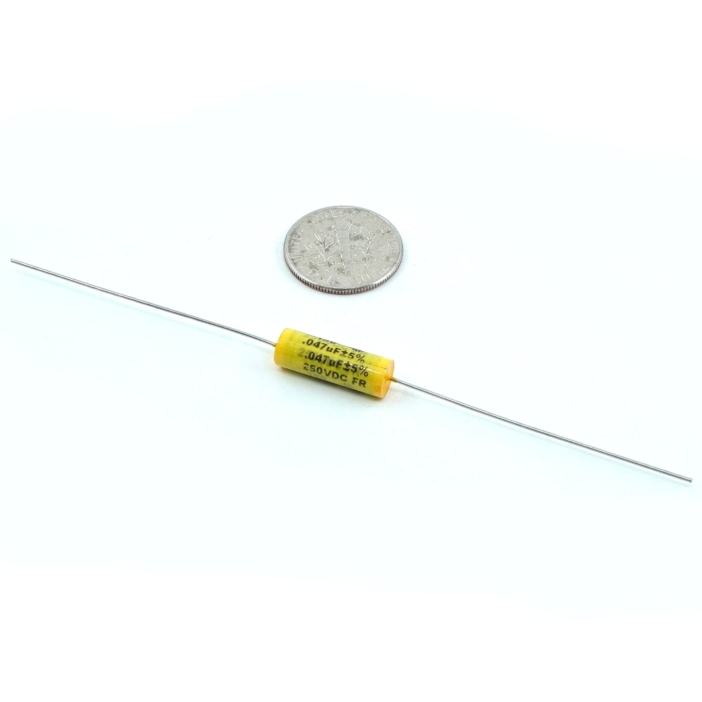 Mallory "Mustard" Type 150 Tone Capacitor - Axial Leads - .047uf/250v