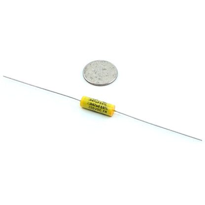 Mallory "Mustard" Type 150 Tone Capacitor - Axial Leads - .047uf/250v