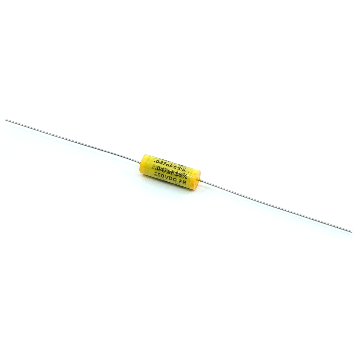 Mallory "Mustard" Type 150 Guitar Capacitor - Axial Leads, .047uf/250v