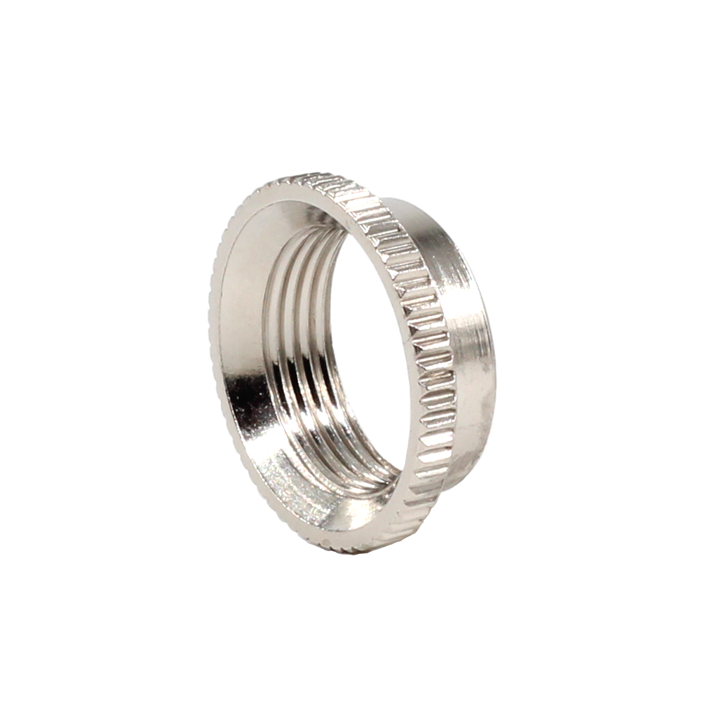 Nickel Deep Nut for Long/L-Type Switchcraft Toggles