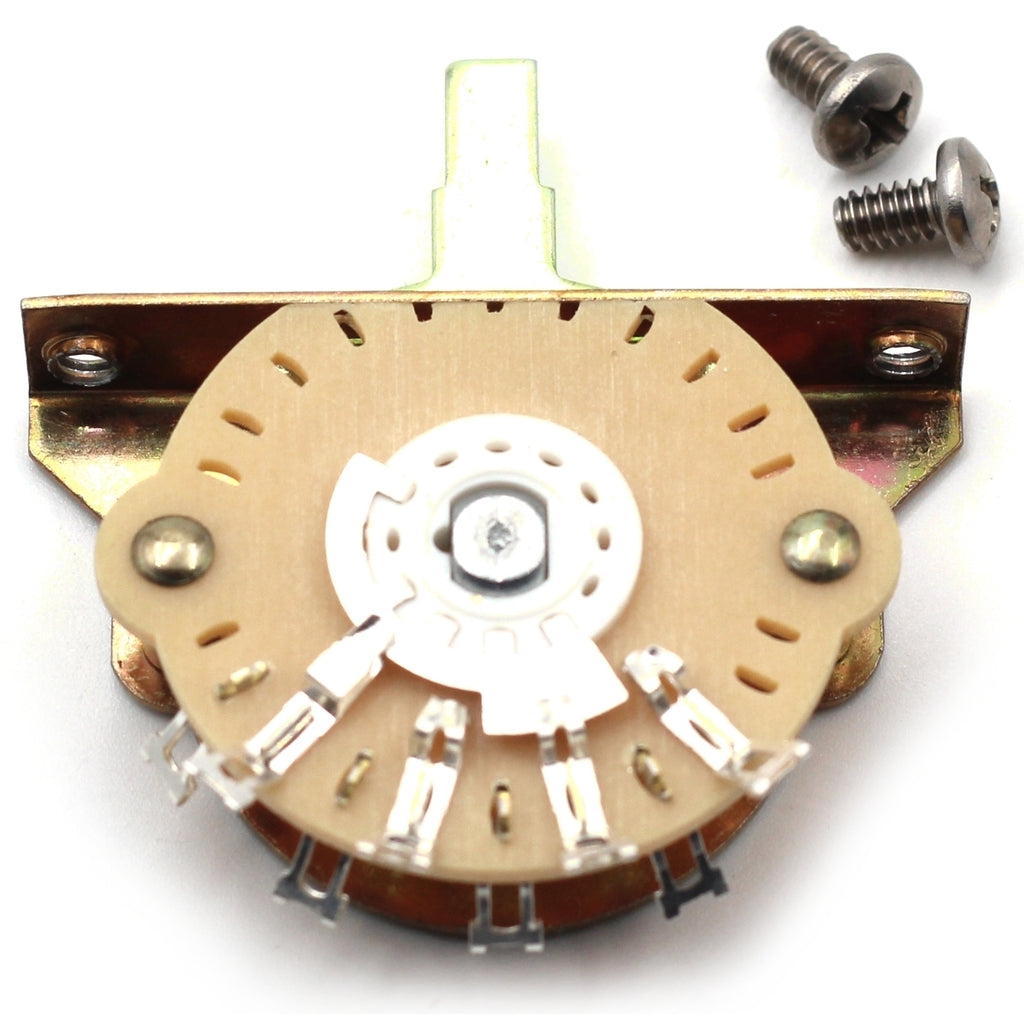 Oak Grigsby 5-Way Switch for Stratocaster® and Telecaster® Pickup Selector Switches - w/ Mounting Screws