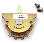 Oak Grigsby 5-Way Switch for Stratocaster® and Telecaster® Pickup Selector Switches - w/ Mounting Screws