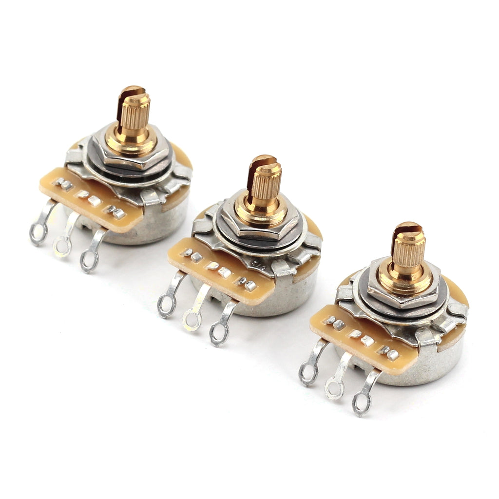 The Art of Tone CTS 250k Potentiometer - Custom Short Split Shaft, Audio Taper, 10% Tolerance